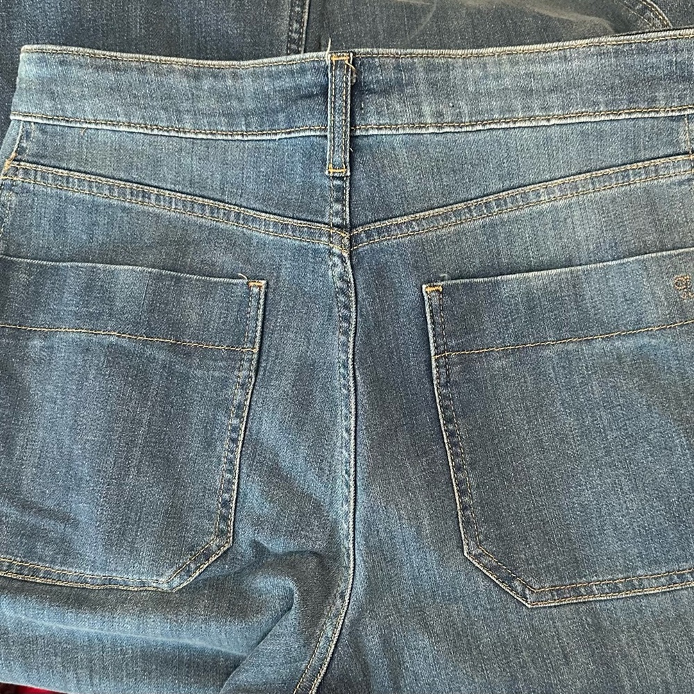 Pilcro Blue barrel Wide-Leg Jeans - Picture 3 of 4